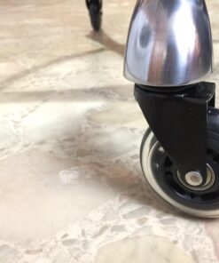 Office Chair Wheels Replacement Set of 5 - Desk Chair Casters for Hardwood & Carpet - Heavy Duty & Safe for All Floors w/o Chair Mats - Fits 98% of Computer Gaming & Office Chairs - 3 Inch 1.Regular Stem - NOT for IKEA chairs 34 71iBUGiYViL 1