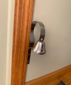 Mighty Paw Metal Dog Doorbell - Durable Bell Big Dog - Optimized Sound - Includes Doggy Doorbell Training Tips - Durable Sleek Silver Bell - Puppy Training Supplies - Pet Door Bells Potty Training 28 71iC7XxzcKL
