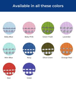 Blueberry Pet Soft & Safe 3M Reflective Neoprene Padded Adjustable Dog Collar - Baby Blue Pastel Color, Medium, Neck 14.5"-20" 41 71iCMTxXC3L 2