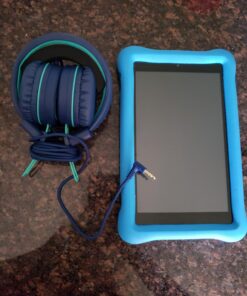 Kids Headphones - noot products K11 Foldable Stereo Tangle-Free 3.5mm Jack Wired Cord On-Ear Headset for Children/Teens/Boys/Girls/Smartphones/School/Kindle/Airplane Travel/Plane/Tablet (Navy/Teal) Navy/Teal 55 71iCUqg9SiL