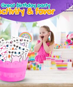 24 Make A Unicorn Stickers for Kids - Great Unicorn Theme Birthday Party Favors - Fun Craft Project for Children 3+ - Let Your Kids Get Creative & Design Their Favorite Unicorn Stickers 19 71iD8QJzDnL