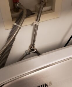 Eastman Steam Dryer Installation Kit, 3/4 Inch FHT Fill Hose, 90 Degree Elbow, 6 ft Braided Stainless Steel Hoses, 41025 17 71iDxIR9UL