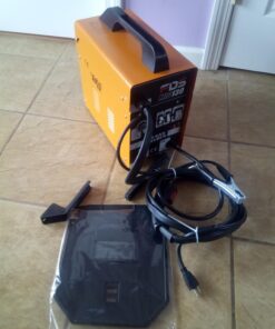 Goplus 110V MIG 130 Welder Flux Core Welding Machine, No Gas Welding Machine with Electrode Holder Face Shield (Orange) 64 71iEPTwz0ZL