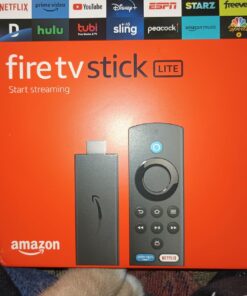 Amazon Fire TV Stick Lite, free and live TV, Alexa Voice Remote Lite, smart home controls, HD streaming 31 71iES 2gVWL
