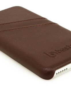 Bastex iPhone 6 Case, Premium Genuine Leather Slim Fit Snap On Executive Wallet Card Case for iPhone 6, 6s Brown 19 71iEpaGgiRL