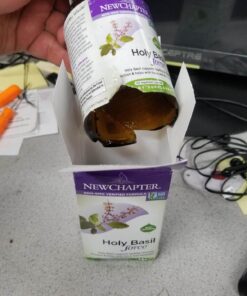 New Chapter Stress Relief Supplement - Holy Basil Force with Supercritical Holy Basil for Stress Support + Immune Support + Non-GMO Ingredients - Vegetarian Capsules, 120 Count 120 Count (Pack of 1) Vegetarian Capsule 17 71iF3kYa95L