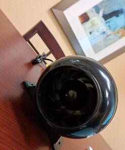 VIVOSUN D4 4 Inch 195 CFM Inline Duct Ventilation Fan HVAC Vent Blower for Hydroponics Grow Tent 40 71iGHocguUL