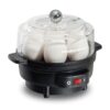 Hamilton Beach Electric Hard Boiled Egg Cooker, 3-in-1: Boiled Egg Cooker, Poacher & Omelet Maker, Can Hold 7 Eggs, Black with Silver Knob (25500) 67 71iGbJ31YgL 1