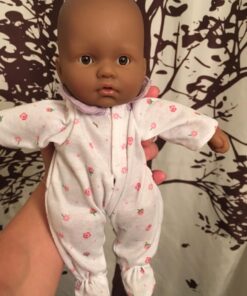 La Baby Boutique Hispanic 11 inch Small Soft Body Baby Doll dressed in Purple for Children 12 Months and older Purple Hispanic 36 71iGvU8eq0L
