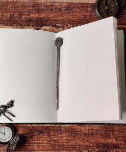 Leather Chakra Journal: Unlock Your Inner Magic with 7 Stones Celtic Notebook | Leather Bound Journal, Book of Shadows & Wiccan Gift | Diary with Lock for Witches, Goth Lovers, and D&D Enthusiasts Blank Paper 30 71iH8WD7LSL