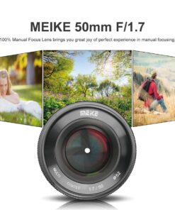 Meike 50mm F1.7 Full Frame Manual Focus Prime Lens Compatible with Z Mount Cameras Z5 Z6 Z7 Z30 Z50 32 71iHTH8iokL