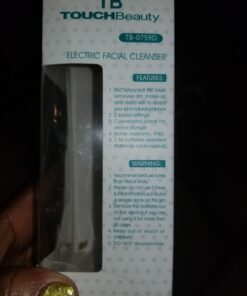 TOUCHBeauty Facial Cleansing Brush Electric, Face Cleansing Brush with Stand, 3 Brush Heads, 2 Speeds, IPX5 Waterproof, Battery-Powered, Suitable for All Skin Types, TB-0759D White 28 71iIMiUuXXL