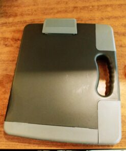 Officemate Portable Clipboard Storage plastic Case for A4 sizes, Charcoal (83301),11-3/4"w x 1-1/2"d x 14-1/2"h 67 71iJoLdpU4L