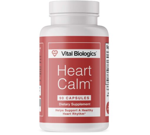 Heart Calm- Support and Maintain a Healthy Heart Rhythm- A Natural, Fast-Acting Formula with Magnesium Taurate, Glycinate, Malate and More. 90 Capsules.