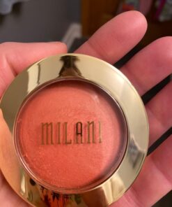 Milani Baked Blush - Luminoso (0.12 Ounce) Cruelty-Free Powder Blush - Shape, Contour & Highlight Face for a Shimmery or Matte Finish 0.12 Ounce (Pack of 1) 41 71iL2v kEWL