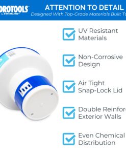 HYDROTOOLS BY SWIMLINE 8725 Large Capacity Pool & Spa Chemical Dispenser | Compatible With Bromine & Chlorine Supports 1-3’’ Tablets | Adjustable Control Ring For Customizable Flow Rate Classic 25 71iLfQsO6pL 3