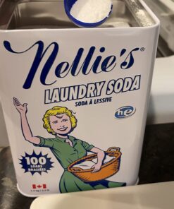 Nellie's Laundry Soda - Concentrated Laundry Detergent Powder - 100 Loads - Eco-Friendly, Vegan, Hypoallergenic, Fragrance-Free, and Non-Toxic Formula Fragrance Free 3.3 Pound (Pack of 1) 36 71iLjbvk7sL