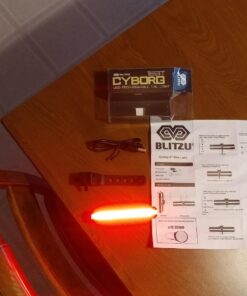 BLITZU 2023 Cyborg 168H Bike Headlight or 168T Tail Light USB Rechargeable LED Bicycle Lights Set Front Back Night Riding, Cycling Safety Reflector Accessories 168t (Rear Bike Light) 49 71iLx6QAOL