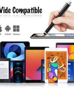 Alternative view of Stylus Pen, IC ICLOVER 10PCS Long Styli Metal Touch Screen Pen for iPhone 14/13/12/11/PRO/Max/SE2/X/XS/Plus, iPad, iPod, Samsung, Android, Kindle, Tablet PC, Barnes & Noble, 10 Colors White