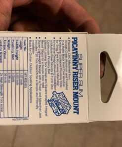 UTG Leapers MT-RSX8S Inc Ss Picatinny Riser Mount, Black, 0.83" 45 71iMFNMmmqL