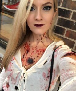 Supperb® Temporary Tattoos - Bleeding Wound, Scar Halloween Halloween Tattoos (Set of 2) 17 71iMOPy lcL