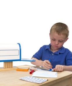 Melissa & Doug My Own Wooden Mailbox Activity Set and Educational Toy With Reusable Letters And Post Cards, Pretend Play Mailbox For Preschoolers And Kids Ages 4+ 22 71iMo9VIgAL 1