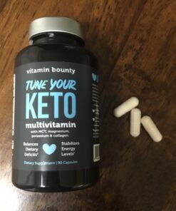 Vitamin Bounty Tune Your Keto Multivitamin - Keto Vitamins, Keto Multivitamin Women and Men, Electrolytes with Vitamin C, Magnesium, Collagen, Potassium, MCT, Energy Support - 90 Capsules 41 71iN 2BTAZL