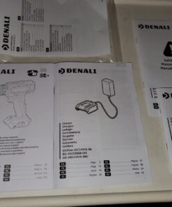 Amazon Brand - Denali by SKIL 20V Drill Driver Kit with 36 Piece Bit Set, Includes 2.0Ah Lithium Battery, 1A Compact Charger and Carry Bag, Blue Drill Driver, Battery, 1A Charger & Bit Set 49 71iN0 F9vpL 1