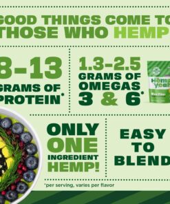Manitoba Harvest Hemp Yeah! Organic Max Fiber Protein Powder, Unsweetened, 32oz; with 13g of Fiber, 13g Protein and 2.5g Omegas 3&6 per Serving, Keto-Friendly, Preservative Free, Non-GMO Pro Fiber Protein 8 71iNVXlndOL