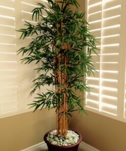 Nearly Natural 5179 5ft. Bambusa Bamboo Silk Tree, 60in. , Green 60 in 43 71iNZZFBUHL