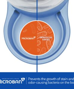 Petmate Replendish Gravity Waterer With Microban for Cats and Dogs, 2.5 Gallons,Blue, Made in USA Blue 2.5 GAL 30 71iPHVAQYnL