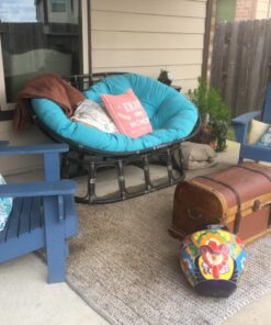 Greendale Home Fashions 17" Outdoor Accent Pillows in Painted Paisley (Set of 2), Baltic 15 71iQ0LCRtQL