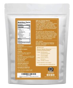 Healthworks Flax Seed Ground Powder Cold Milled Raw Organic (32 Ounces / 2 Pounds) | All-Natural | Contains Protein, Fiber, Omega 3 & Lignin/Lignan | Smoothies, Coffee, Shakes & Oatmeal 16 71iR6YUklmL