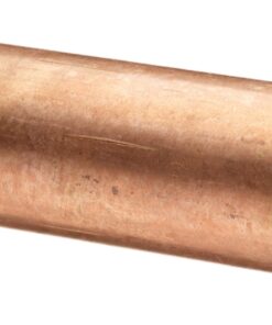 Merit Brass - 2008-200 Red Brass Pipe Fitting, Nipple, Schedule 40 Seamless, 1/2