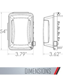 TayMac MM510C Single-Gang Horizontal/Vertical Weatherproof Receptacle Cover, 3.75 Inches Deep, Clear 21 71iSNLkHFJL