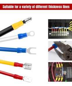 Nilight 540 PCS Electrical Connectors, Insulated Wire Terminals,Wire Connectors Spade Bullet Ring Connector Solderless Crimp Terminals Kit with 12 Size Assortment Terminal Set,2 Years Warranty 21 71iSrVKr8IL