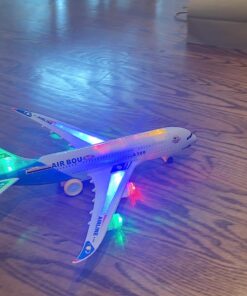 Kidsthrill Kids Airplane Toy, Bump & Go Technology, Toy Airplane With Flashing Colorful Lights Music & Airplane Sounds, Toddler Toys For Boys & Girls Gifts age 3 4 5 6 7 8 9 10 11 12 years old A380 25 71iTLHKnLoL