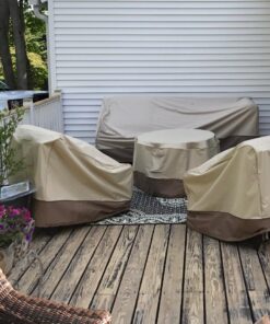 Classic Accessories Veranda Water-Resistant 30 Inch Patio Lounge Chair Cover, Patio Furniture Covers, Pebble/Bark/Earth 30"L x 35"D x 31"H 54 71iUG5lhMNL