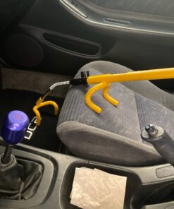 Winner International The Club 3000 Twin Hooks Steering Wheel Lock, Yellow 22 71iXRpk5tAL