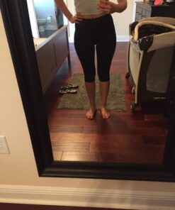 ValentinA Womens Hot Thermo Body Shaper Neoprene Slimming Pants Thighs Workout Sauna Suit Waist Tummy Control for Weight Loss Black S = US Size XS 16 71iXg5KkdgL