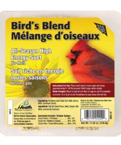 Heath Outdoor Products DD4-12 Heath Bird Suet, Yellow, 11.25 Ounce (Pack of 12) 11.00 Ounce (Pack of 12) 26 71iXiQ cB L