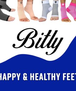 Bitly Plantar Fasciitis for Women & Men Socks Foot & Ankle Compression Sleeve, Pink, M Medium 1 28 71iXnvjDnFL