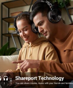 OneOdio Wired Over Ear Headphones Studio Monitor & Mixing DJ Stereo Headsets with 50mm Neodymium Drivers and 1/4 to 3.5mm Jack for AMP Computer Recording Podcast Keyboard Guitar Laptop - Black 29 71iXqEmfxL