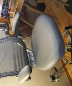 Modway EEI-211 Edge Drafting Chair - Reception Desk Chair - Flip-Up Arm Drafting Chair in Gray Grey 32 71iY U31gfL