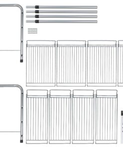 Surpahs 2 Tier Under Sink Expandable Shelf Organizer, Storage Rack (Silver) 26 71iYFaLNadL