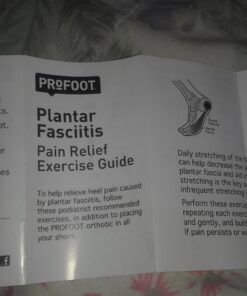 PROFOOT Orthotic Insoles for Plantar Fasciitis & Heel Pain, Women's 6-10, Gel Heel Shock Absorbing Insoles to Help Reduce Pain & Stress, Foot Care Arch Support Inserts for Shoes 1 Pair 36 71iYIpgsL