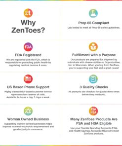 ZenToes Reusable Fabric Buddy Wraps for Broken Toes, Hammertoe Straightener, 4 Count (Beige) Beige 28 71iYO6PwdtL 5