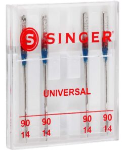 SINGER 4723 Universal Regular Point Sewing Machine Needles, Size 90/14, 4-Count 4.0 10 71iYOI33pjL