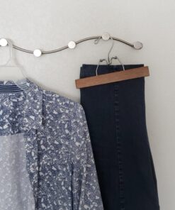 Spectrum Sweep Wall Mount 5-Hook Rack (Satin Nickel) - Wire Storage for Entryway, Bathroom, Backpack, Coat, Jacket, Purse, Belt, Robe, & More / Home Décor & Apartment Essential Satin Nickel Set of 1 Wall Mount 5 Hook Rack 30 71iYoGZNzcL 1