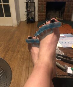 DR. JK- ToePal Gel Toe Separator, 2 Pairs, Toe Spacers, Toe Straightener, Hammer Toe Straightener, Toe Spreader, Toe Stretcher, Toe Corrector for Women and Men, Bunion Corrector Blue 30 71iZ0WG5LEL